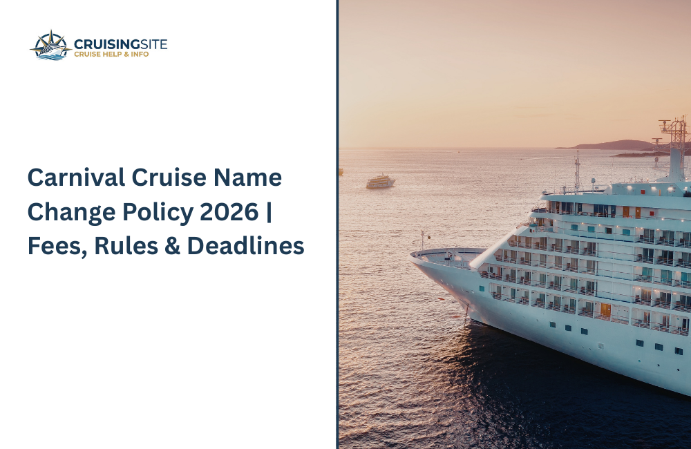 You are currently viewing Carnival Cruise Name Change Policy 2026 | Fees, Rules & Deadlines