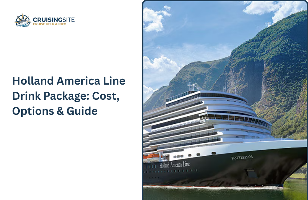 You are currently viewing Holland America Line Drink Package: Cost, Options & Guide